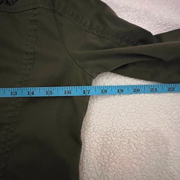 Volcom Military Style Green Button Jacket Women’s Sz SM - Picture 11 of 12